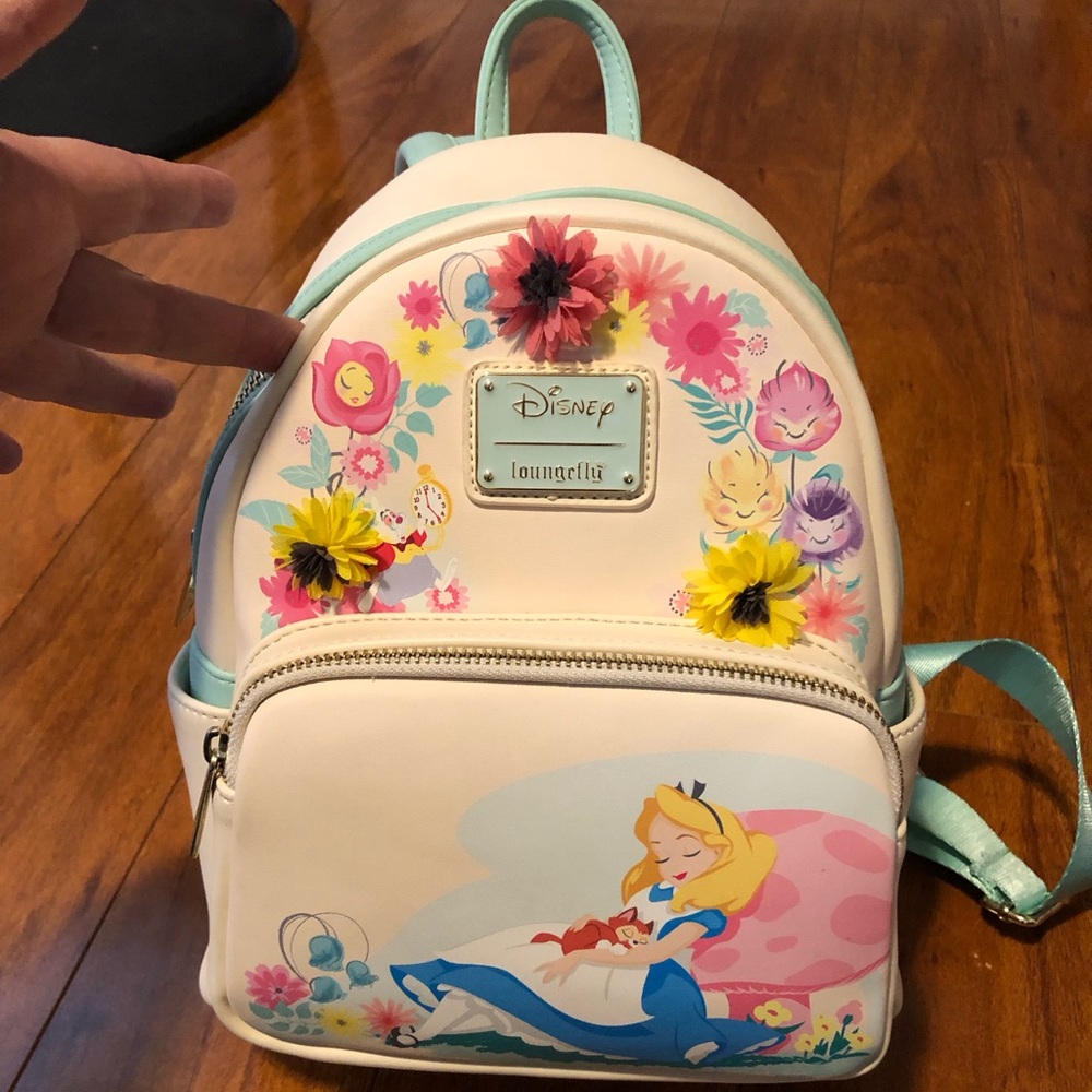 Alice in wonderland loungefly backpack